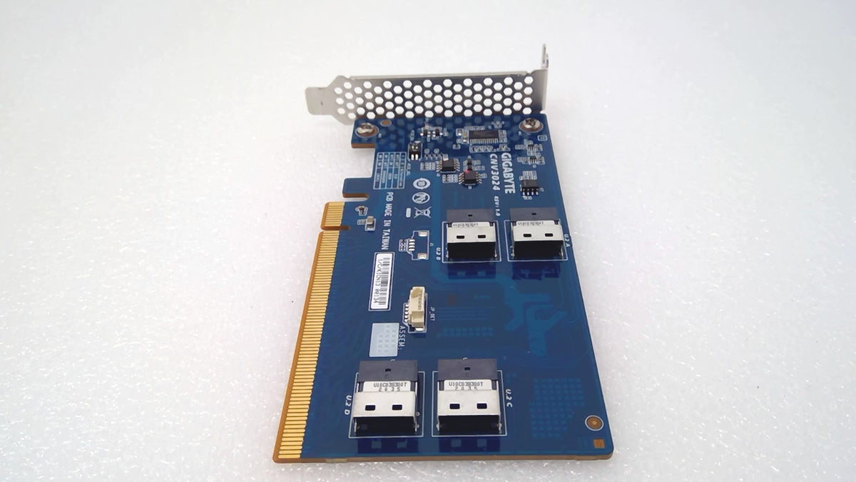 Gigabyte CNV3024 4-Port NVMe HBA Riser Adapter Card Low Profile R272-Z32