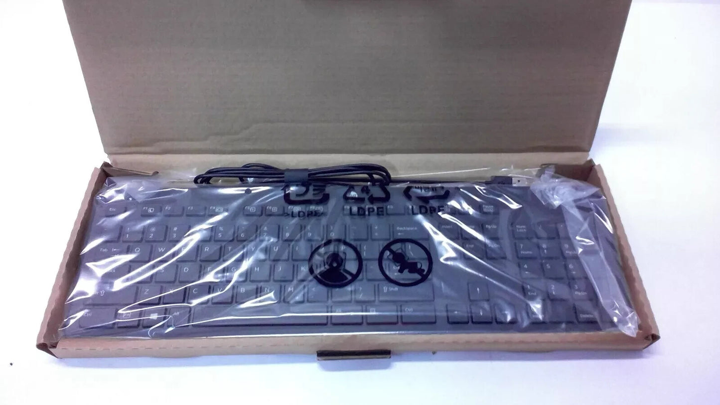 Lot of 10 HP Keyboard Business Black Slim Style USB Windows Enhanced 803181-001