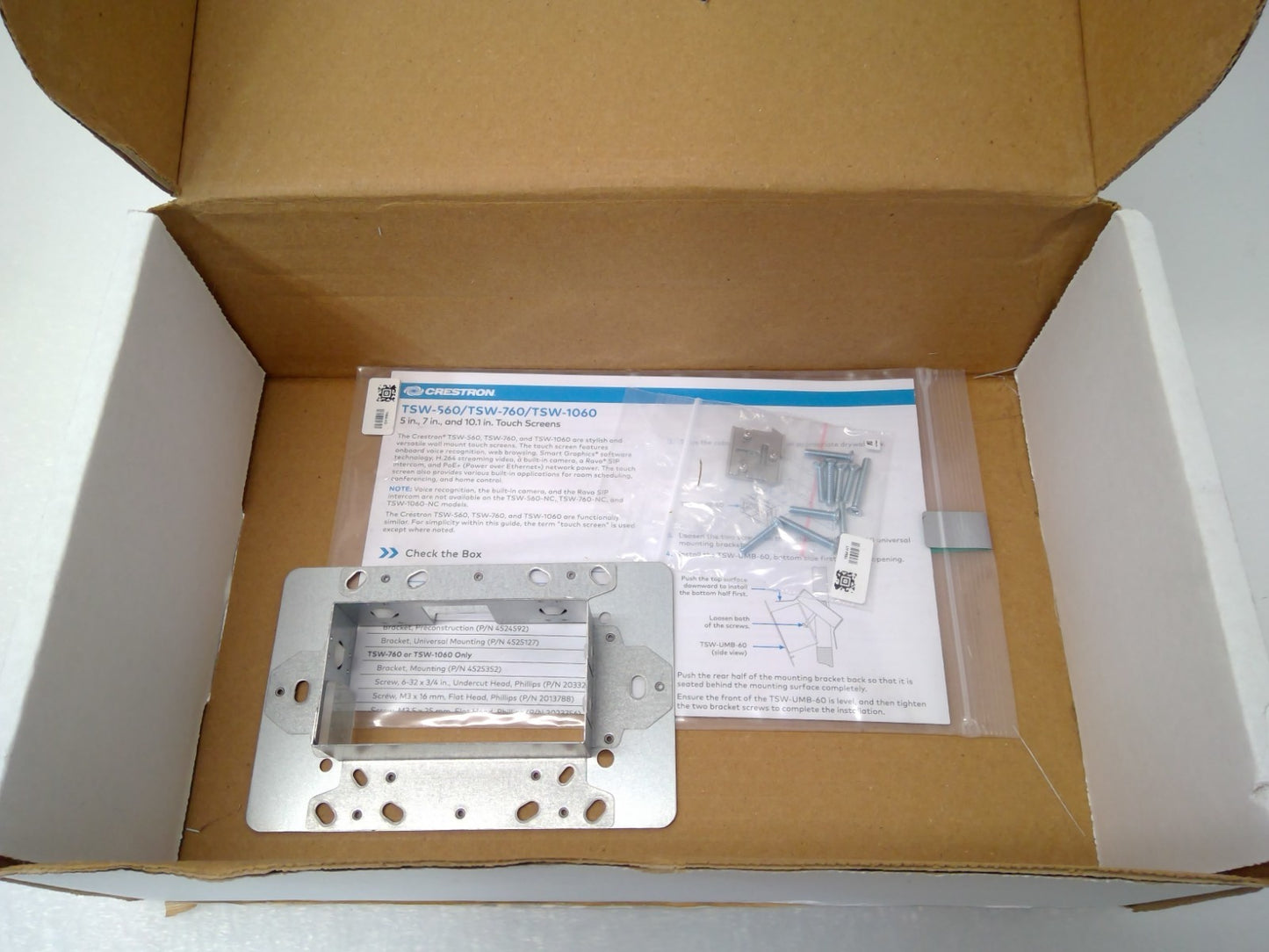 Open Box Crestron TSW-1060-B-S 10.1 inch Touch Screen - Black