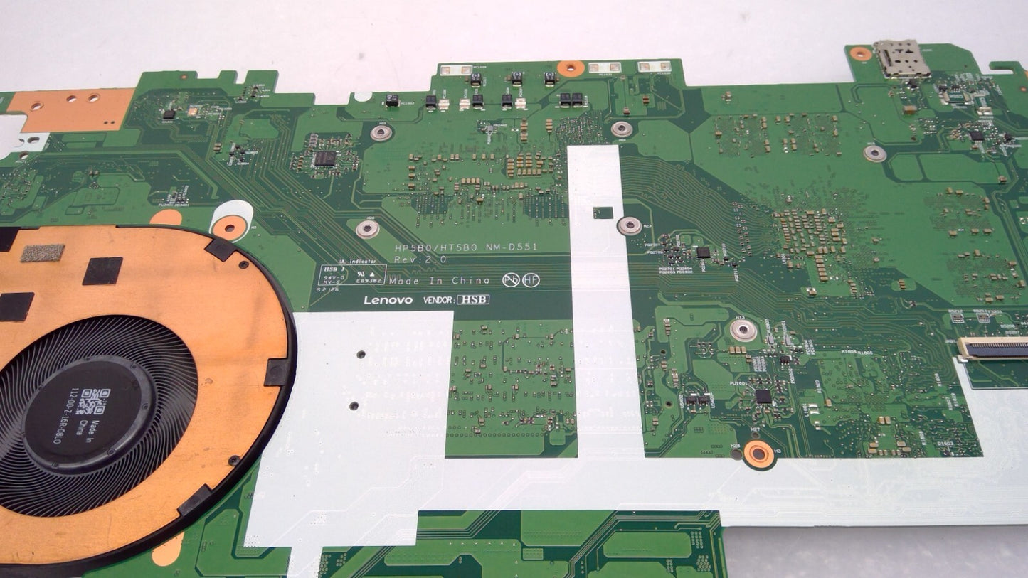 NM-D551 For Lenovo ThinkPad P15v Gen 2 Motherboard i5-11400H T600 (5H41B77218)