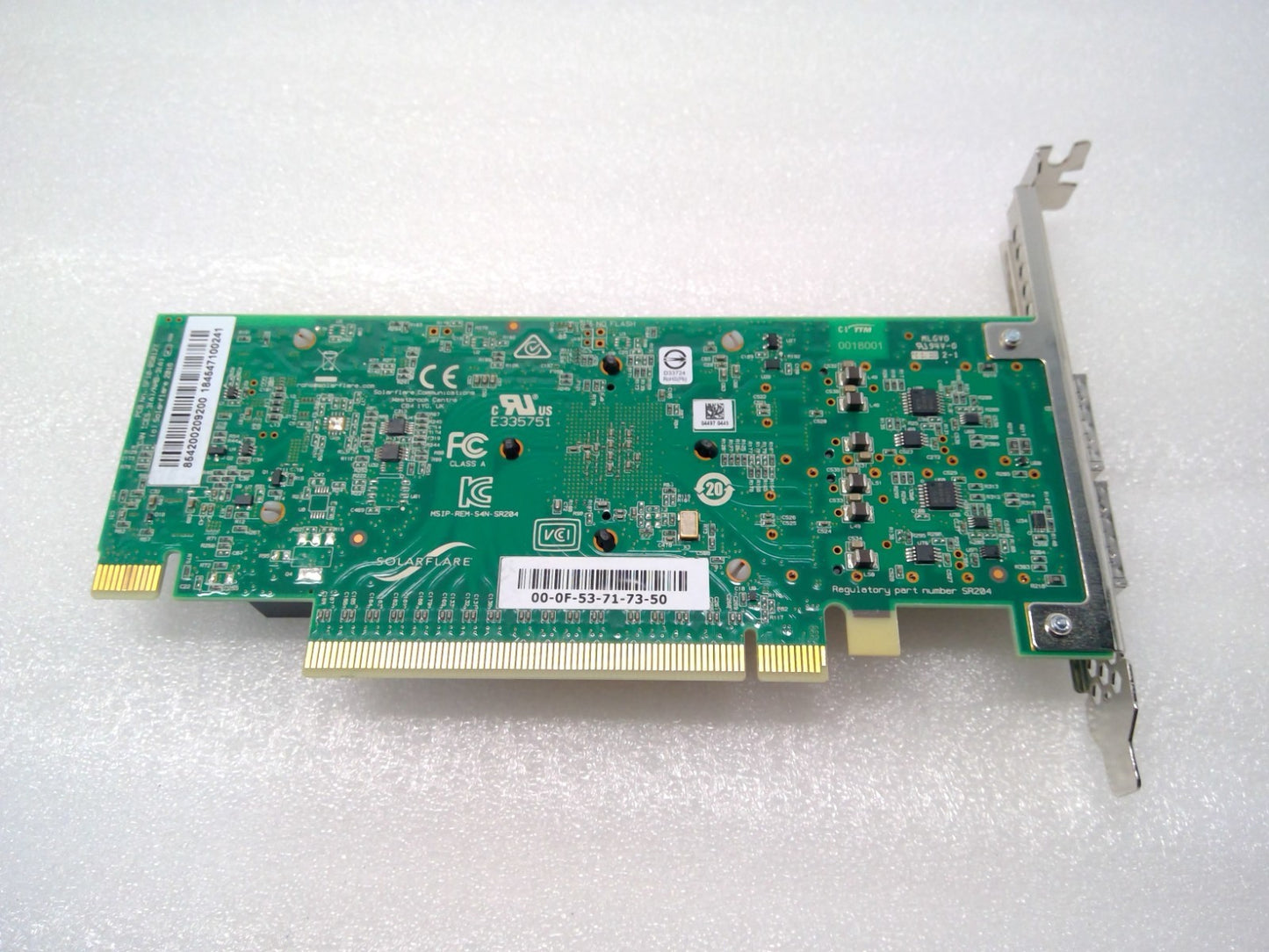 SOLARFLARE SR204 SF10-050122 - Dual-Port 10/40GbE QSFP+ PCl-e Adapter