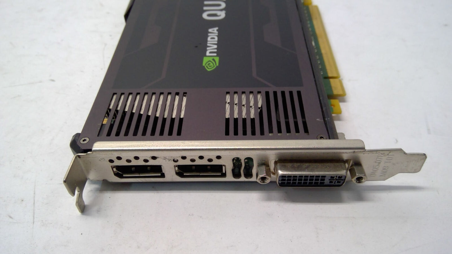 Nvidia Quadro K4000 3GB GDDR5 PCI Express 2.0 x16 Video Graphics Card D5R4G