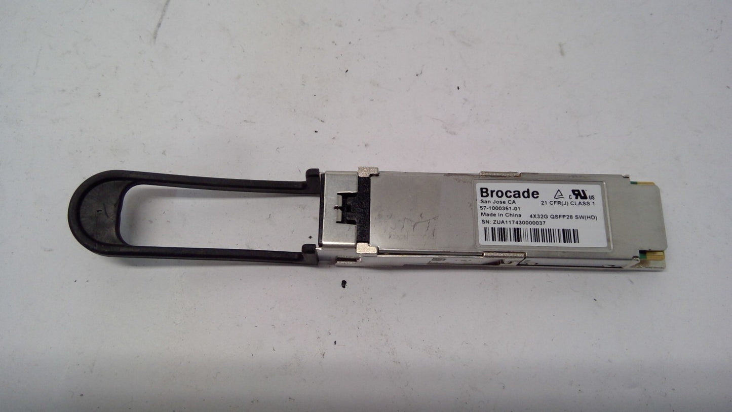 Brocade QSFP28 128G  57-1000351-01 4x32G SW(HD) Optical Transceiver