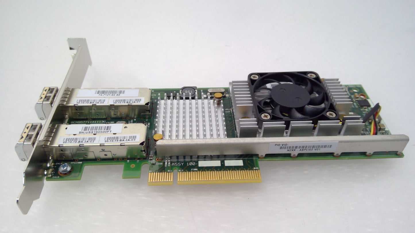 Cisco Dual-Port 10Gb SFP+ Network Interface Card 74-7121-02 N2XX-ABPCI02