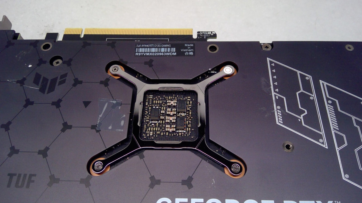 Asus Nvidia GeForce RTX™ 4070Ti 12Gb Graphics Card GPU TUF-RTX4070TI-012G-Gaming