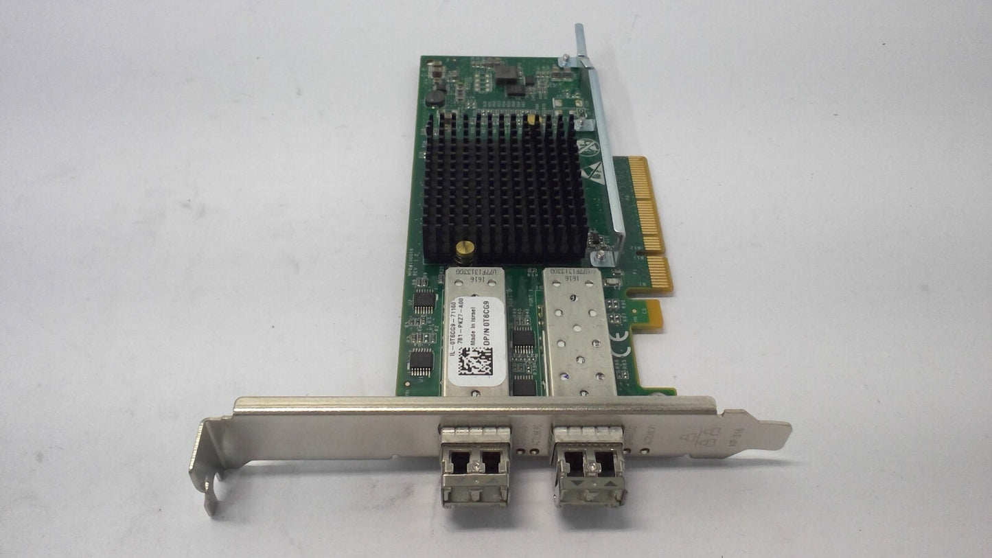 Dell Silicom X520-DA2 T6CG9 PE210G2SPI9A-XR Dual Port SFP+ W/2x 10GB SFP 82599