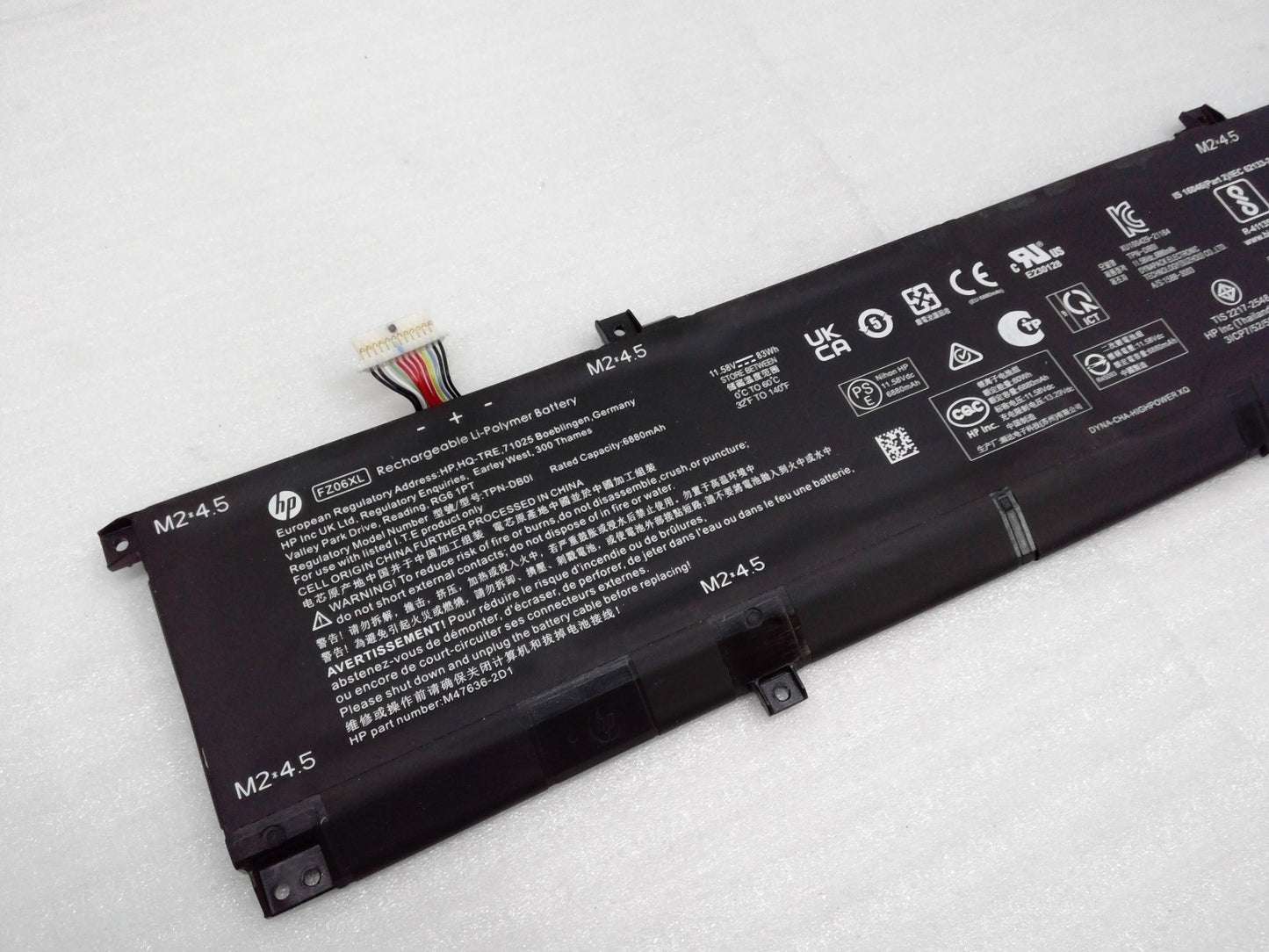 Original HP FZ06XL OEM Battery for HP Spectre X360 16-F ENVY 16-H M48025-005