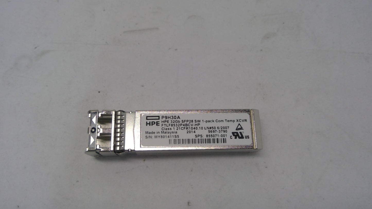 HPE P9H30A  32G SFP 855071-001  HP Transceiver SFP28 SW