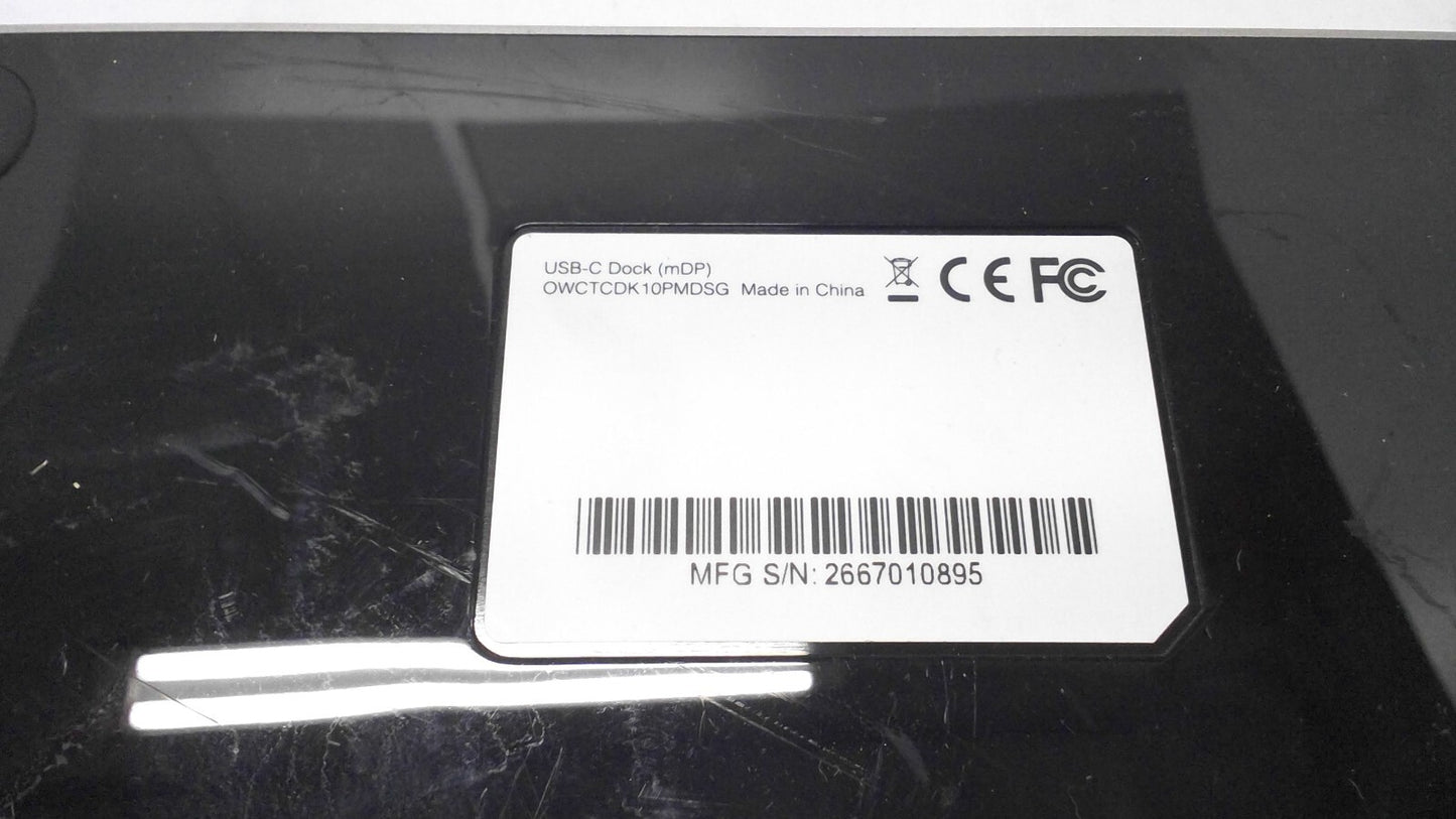 OWC OWCTCDK10PMDSG USB-C Docking Station Mac MacBook Pro Air iPad Space