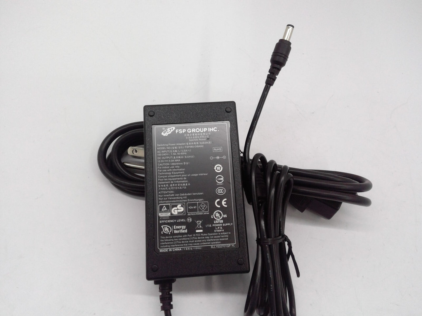 Original FSP FSP060-DIBAN2 Switching Power Supply Adapter 12V 5A 60W OEM Charger