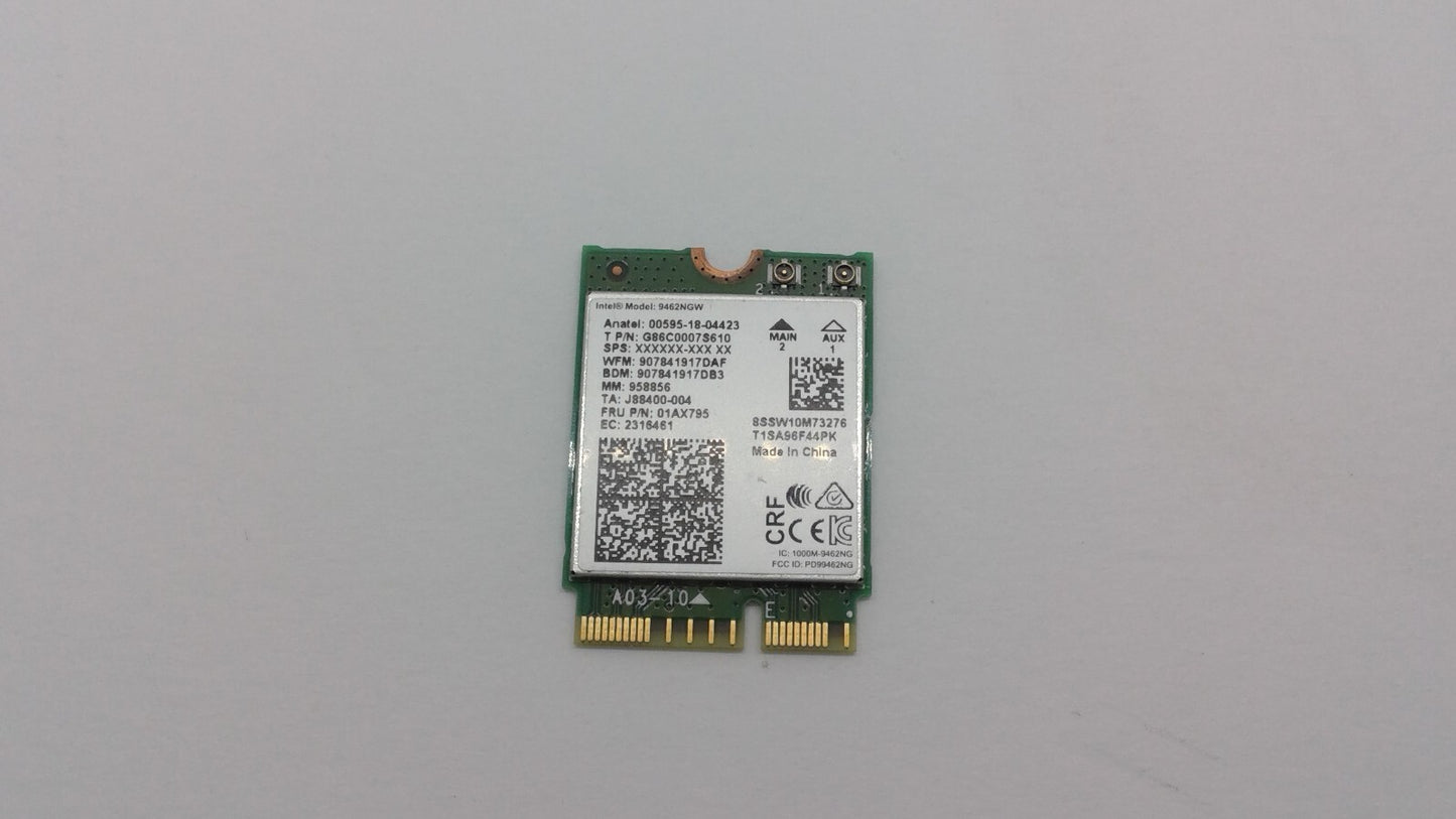 INTEL MSI 9462NGW 00595-18-04423 Wireless Lan Card Gv62 8Rd-200
