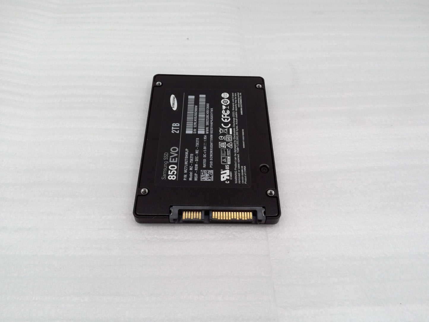 Samsung 850 EVO Series 2TB Internal 2.5" SATA SSD MZ-75E2T0
