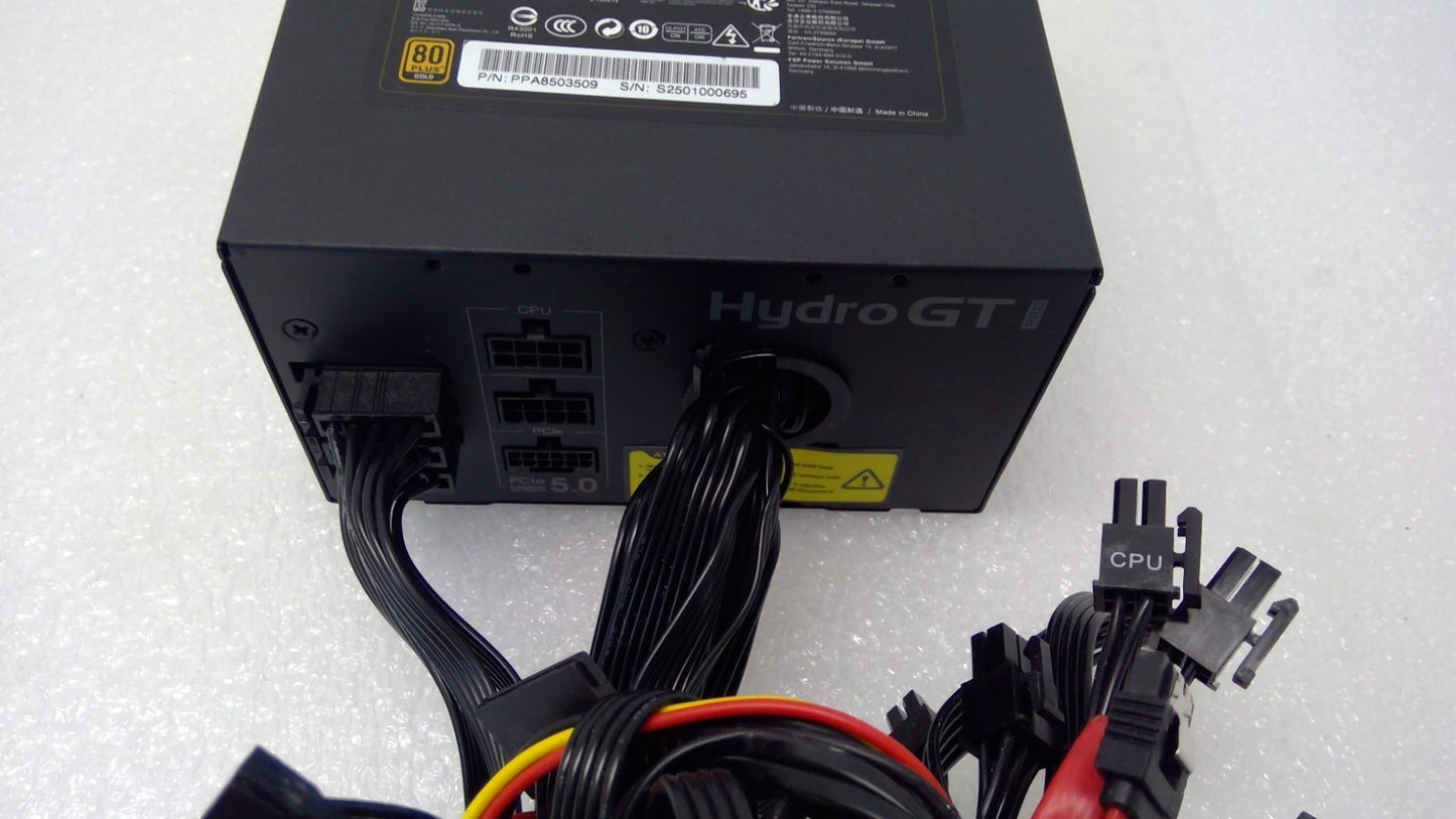 FSP Hydro GT Pro 850w Power Supply 80+ Gold Semi Modular Tested