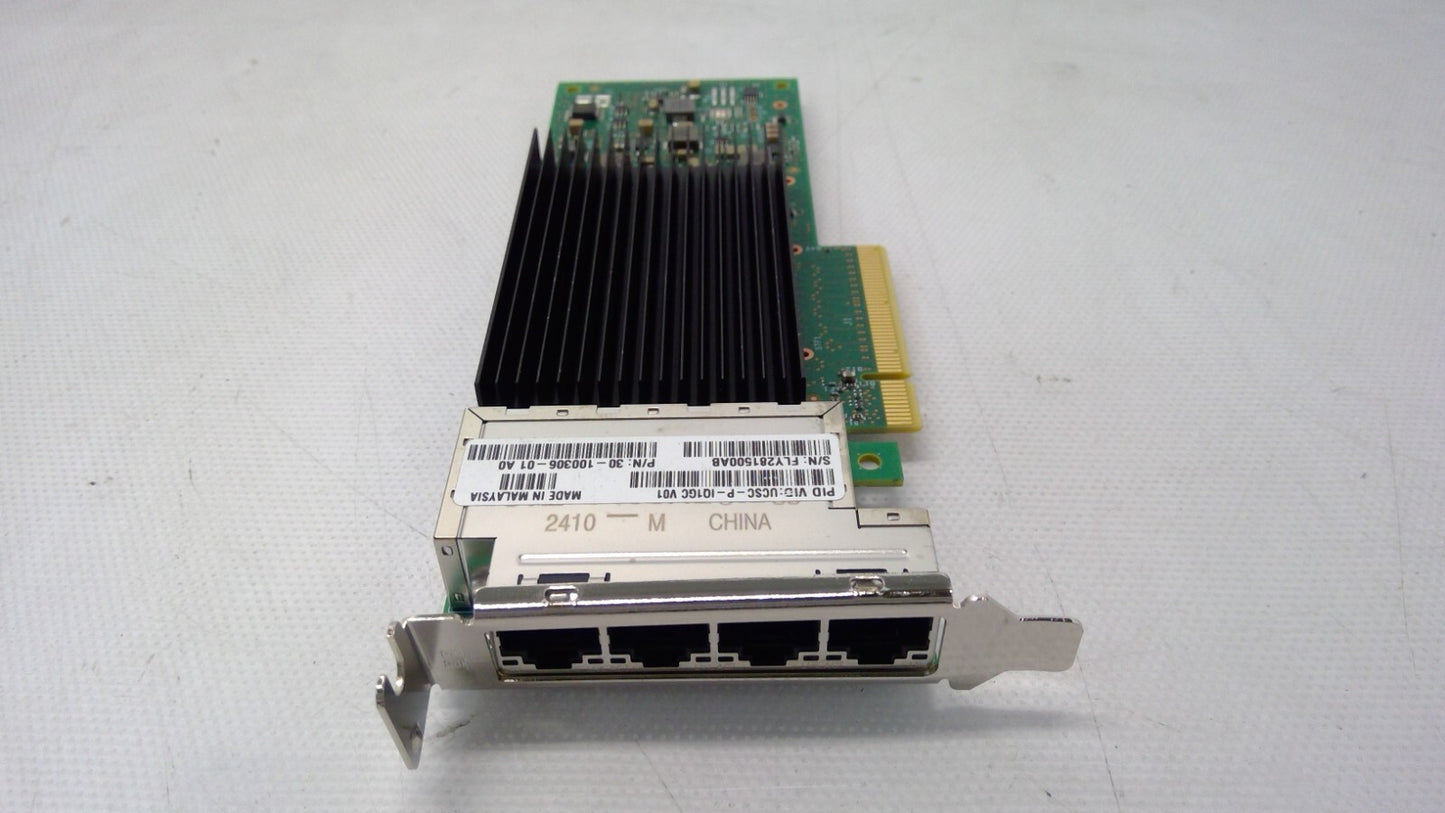 CISCO UCSC-P-IQ1GC Intel 4-Ports 1Gb Network Card 30-100306-01