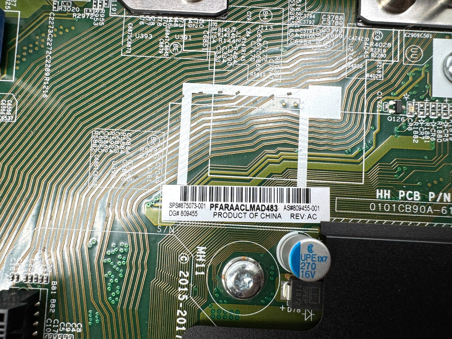 HP ProLiant DL380 Gen10 Server Dual LGA3647 DDR4 Motherboard 809455-001