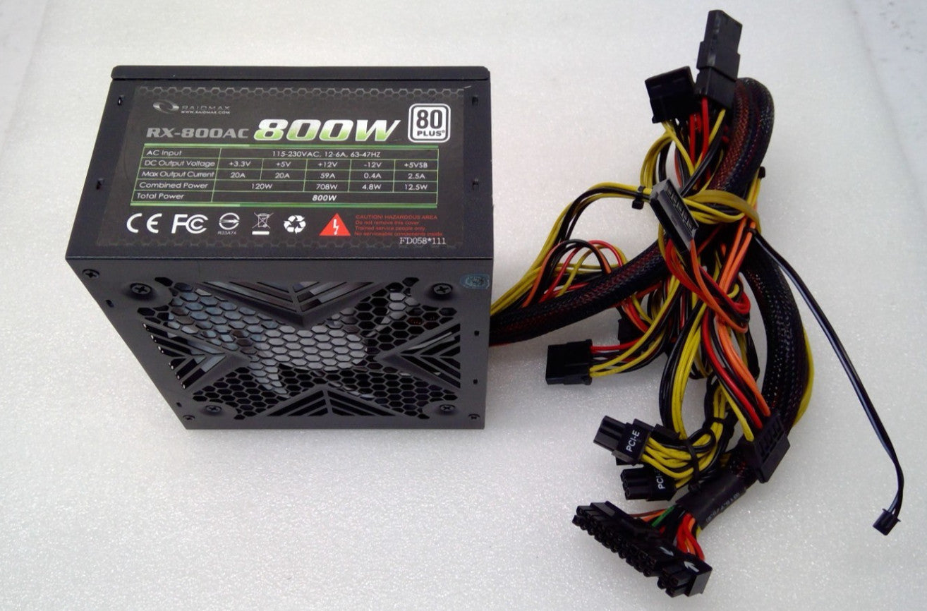 RAIDMAX RX-800AC 800W 80PLUS Power Supply