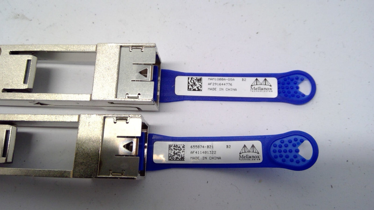 Mellanox  655874-B21  655902-001 QSFP to SFP+ Adapter Kit MAM1Q00A-QSA