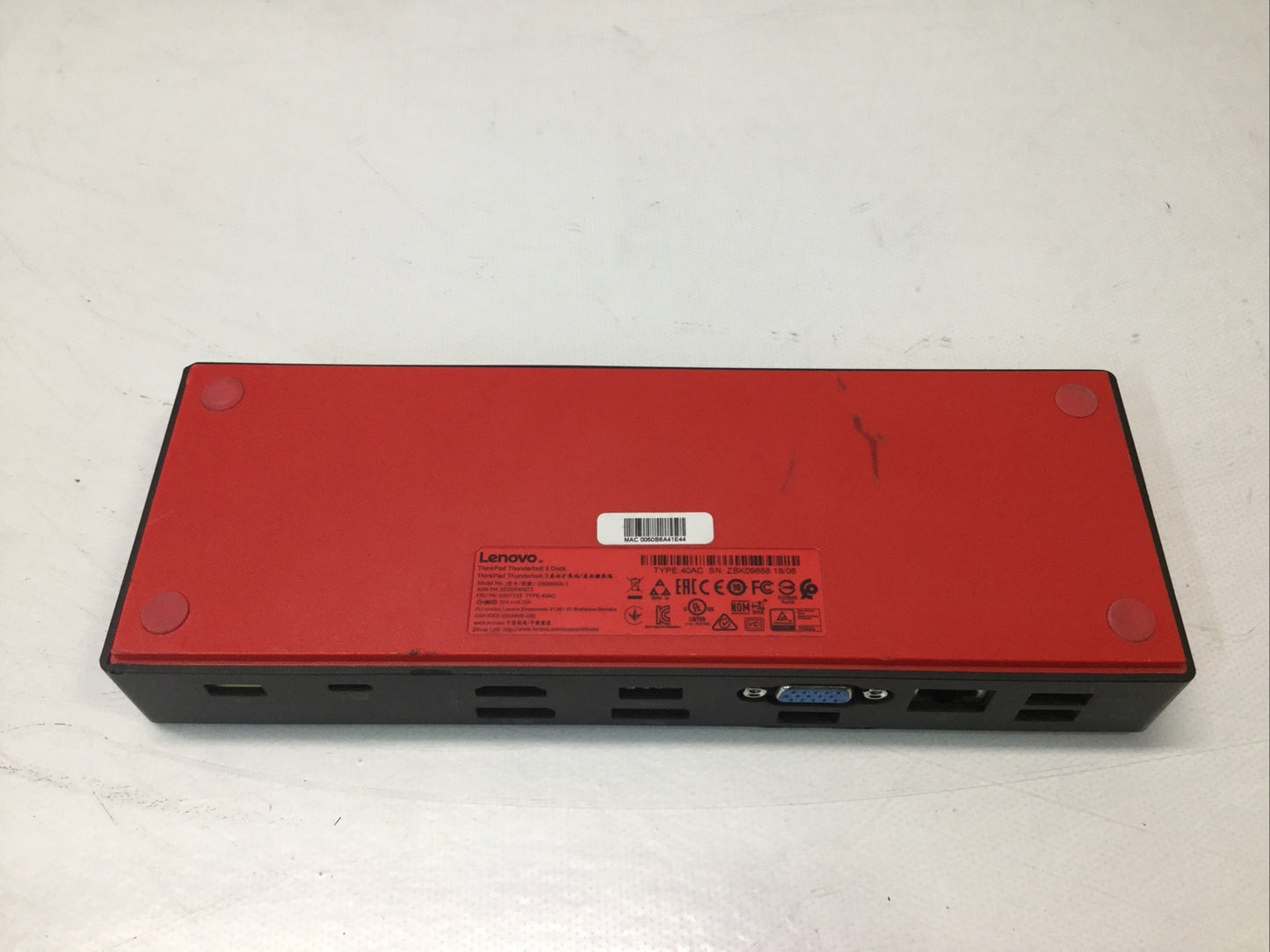 Lenovo DBB9003L1 ThinkPad Thunderbolt 3 Dock 40AC ThinkPad 25, T580, T480, T480s
