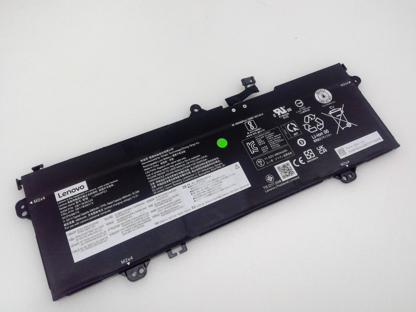 OEM L20M3PG1 L20L3PG1 L20M3PG4 Battery Lenovo Vilboz14 14W 2nd Gen 2021 57Wh