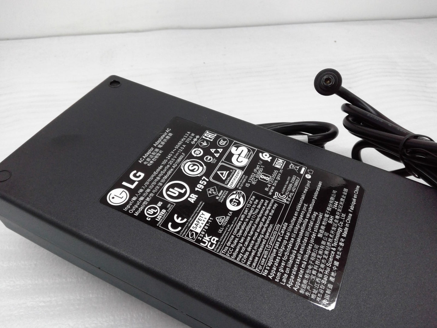 OEM LG 45GS95QE-B Ultragear Monitor AD10660LF 270W 20V 13.5A AC Adapter