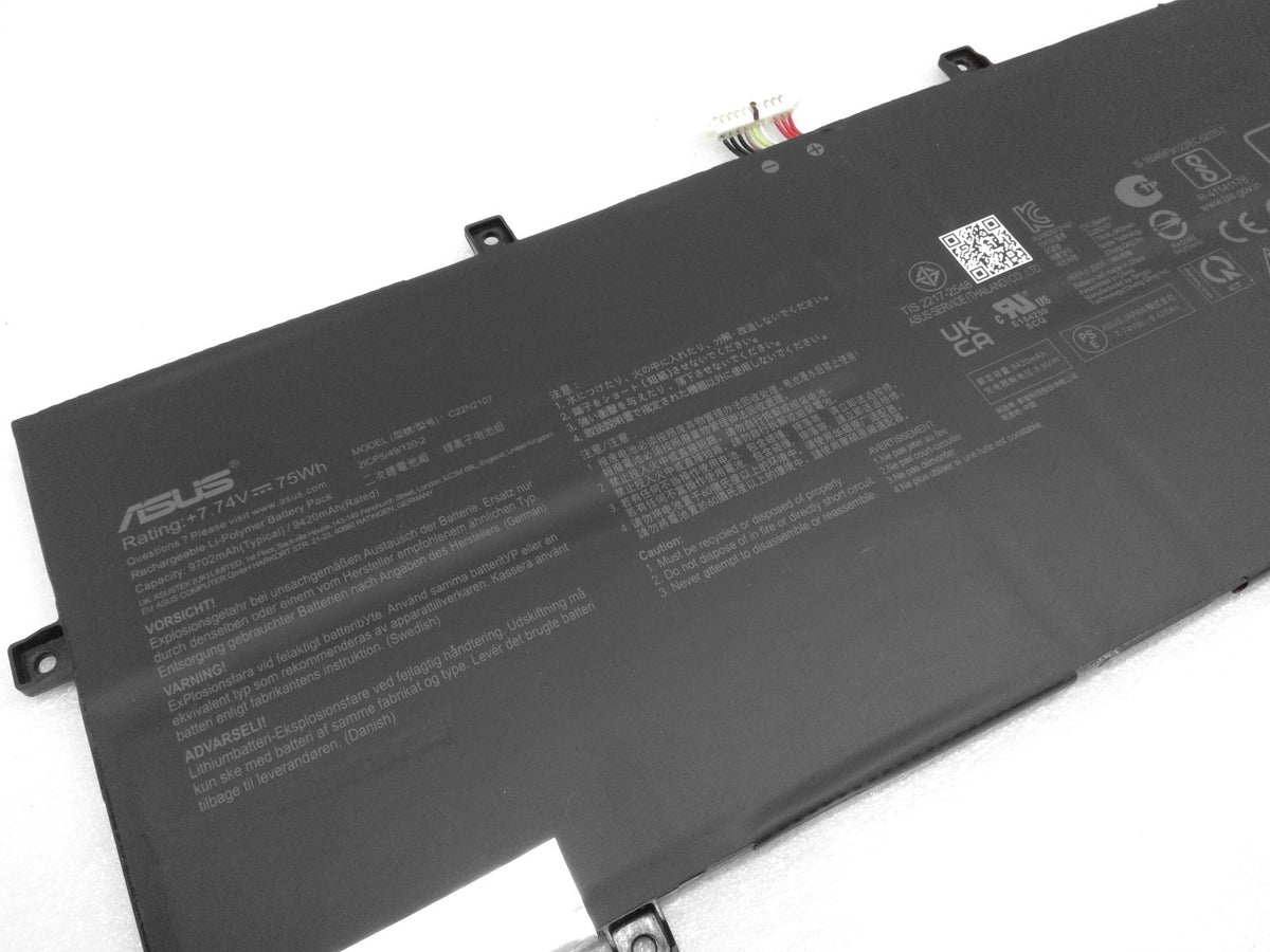 Genuine ASUS ZenBook 14 UM3402Y Laptop Battery 7.74V 75Wh C22N2107