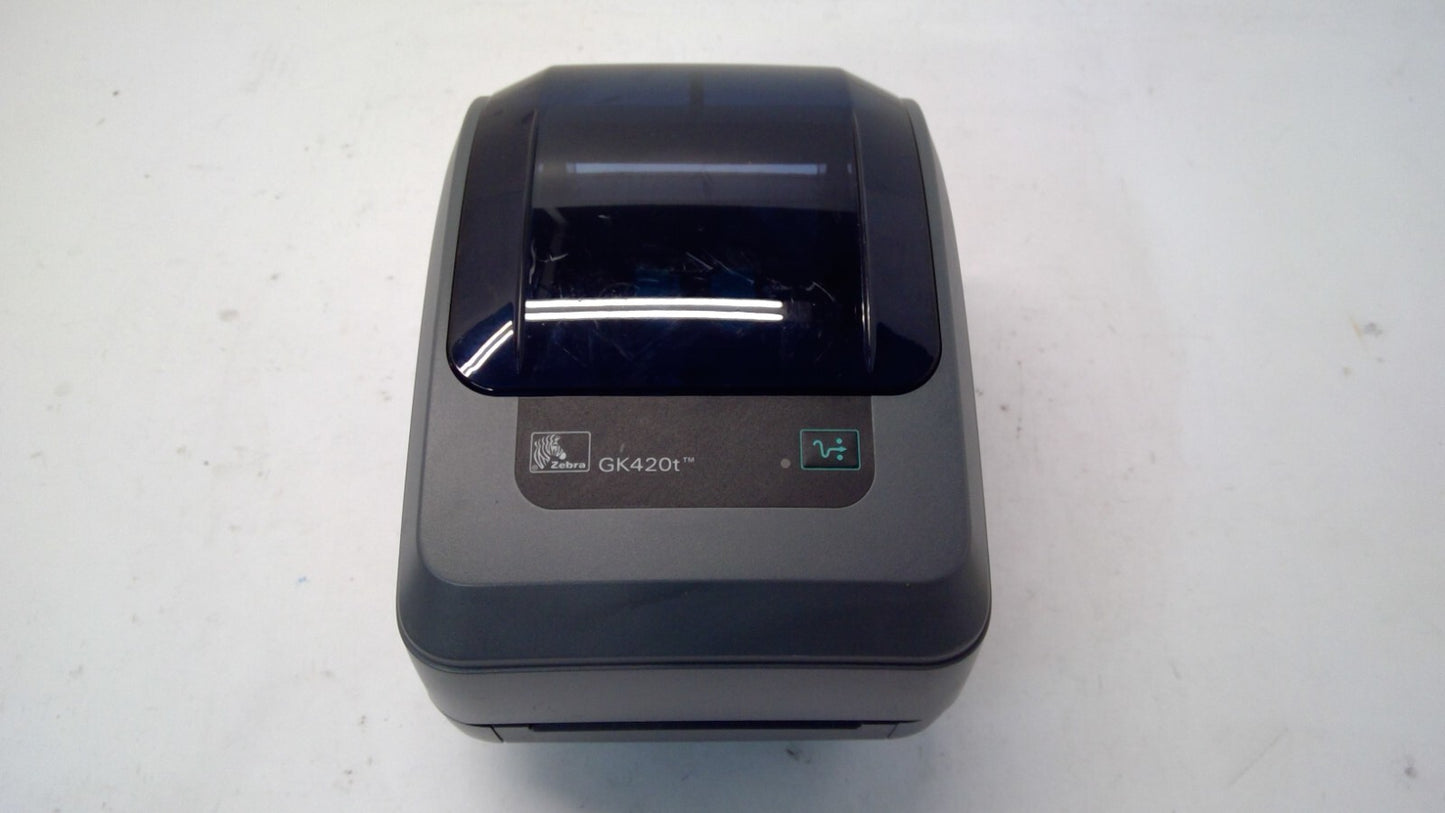 Zebra GK420t Desktop Thermal Label Printer 203dpi ENET GK42-100210-000 - No AC