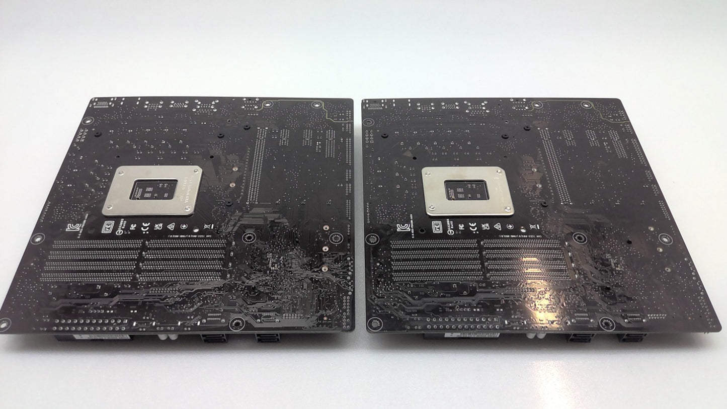 Lot of 2 *For Parts* ASUS PRIME B660M-A AC D4 LGA- 1700 Motherboard No WIFI