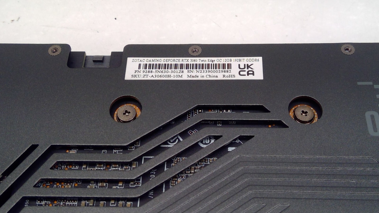 ZOTAC GAMING GeForce RTX 3060 Twin Edge OC 12GB GDDR6 Graphics Card