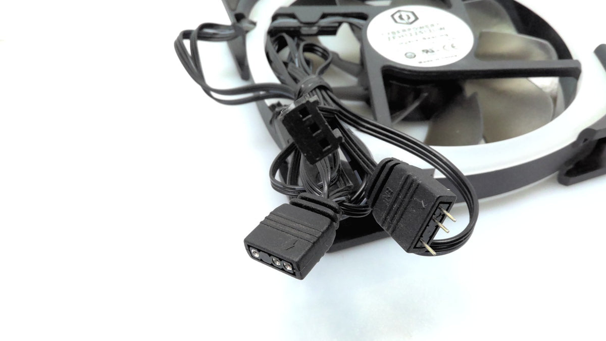 Lot of 3 CYBER POWER PC Chassis Cabinet FANS 3 PIN ZFH122512LW