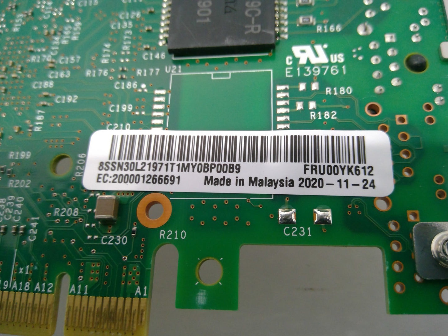 Lenovo 00YK612 Intel I350-T2 card Dual-Port Gigabit PCIe Network Adapter