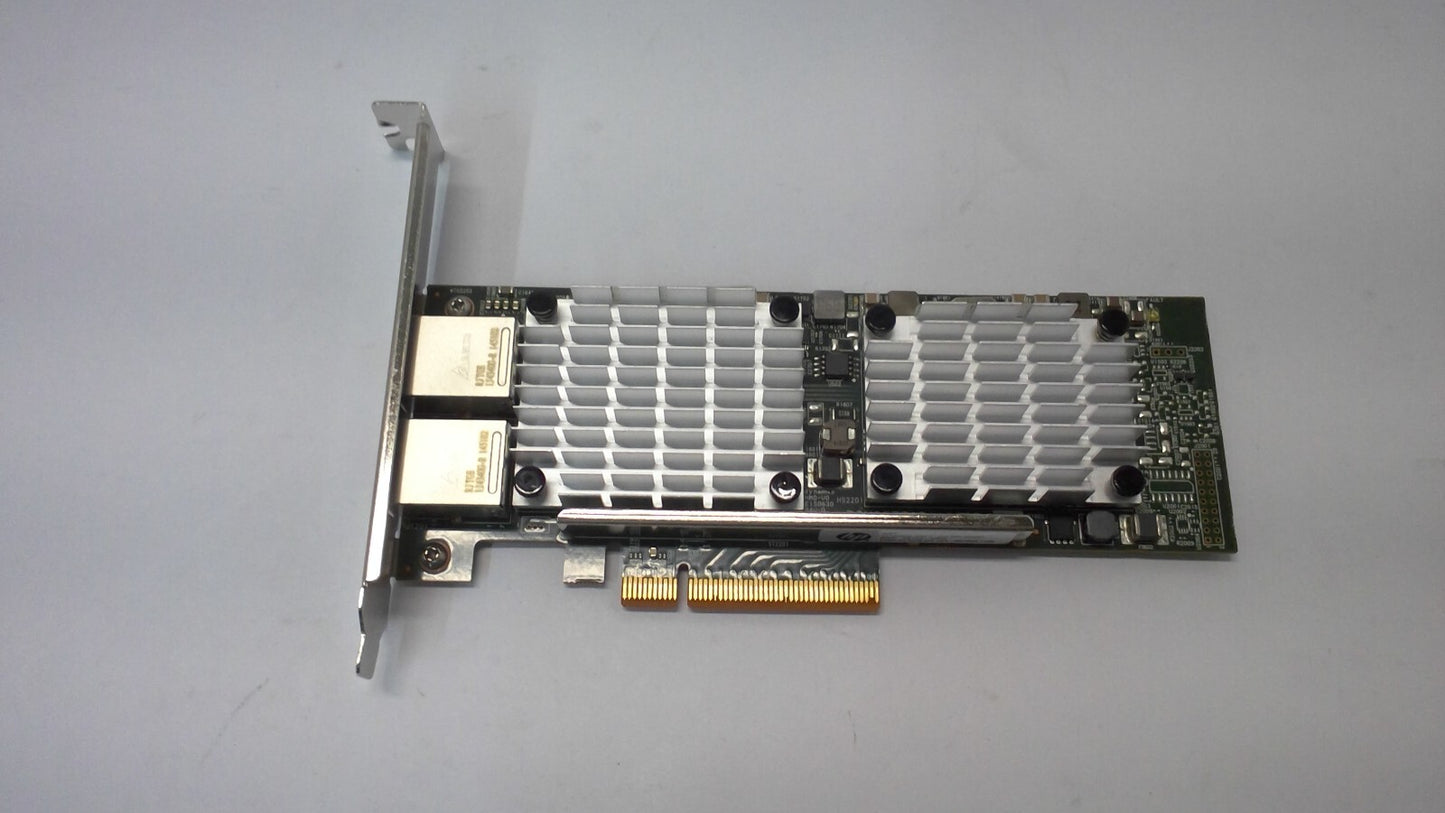 HP 10Gb 2 Port Ethernet RJ-45 530T Network Server Adapter Card PCIe 656594-001
