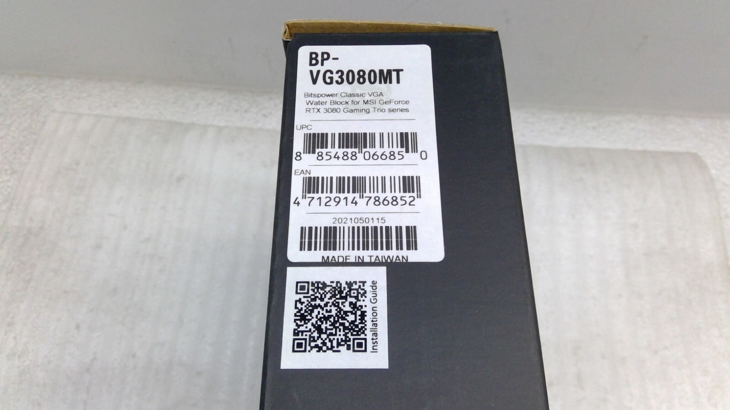 Bitspower Classic VGA Water Block for MSI GeForce RTX 3080 Gaming Trio *Mainbody