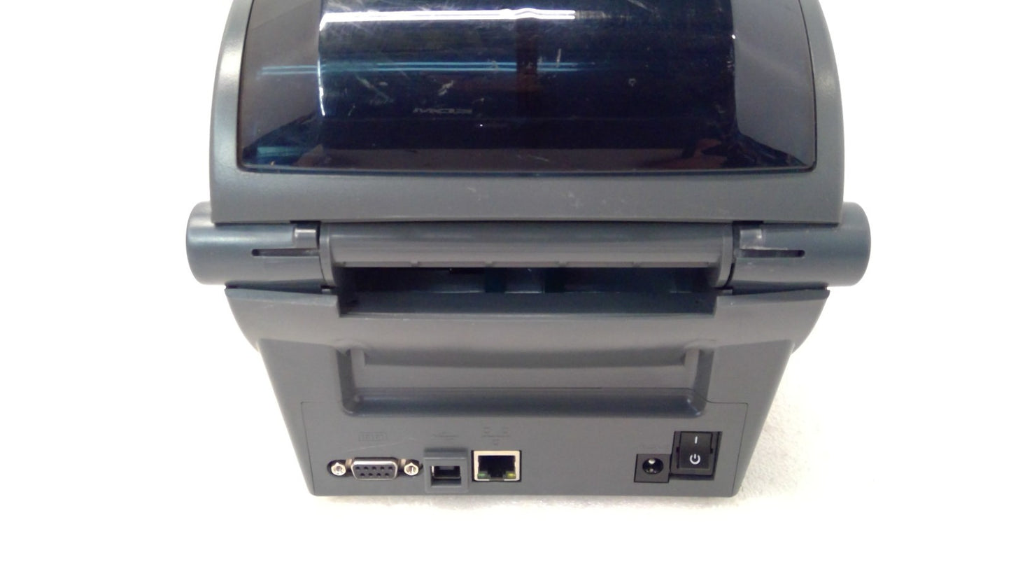 Zebra GX430T Thermal Label Printer Adjustable black line sensor *NO CUTTER*