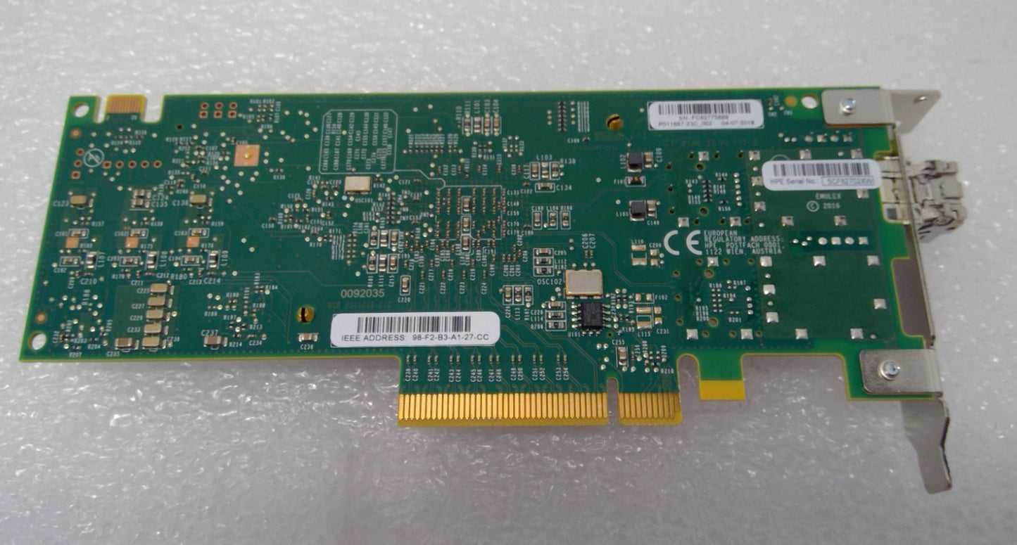 HPE Q0L13A SN1200E 16Gb 1 Port Fibre Channel HBA 870001-001 W/1x16G SFP
