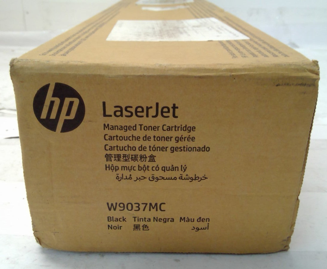 OPEN BOX HP W9037MC Black Toner Cartridge Genuine Laserjet MFP E82540/50/60