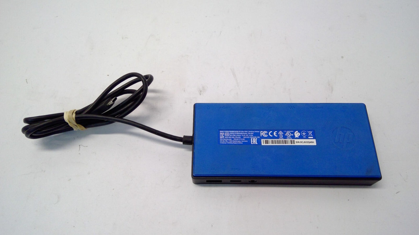 HP Elite USB-C Docking Station TPA-B01 841575-001 844549-001, No AC