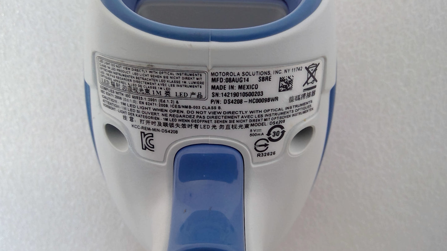 Motorola Symbol DS4208 1D 2D QR Barcode Scanner Imager w/USB Cable FULLY TESTED