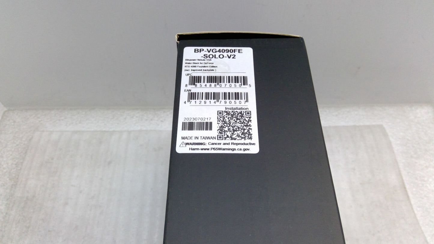 Bitspower Nebula VGA Water Block for GeForce RTX 4090 Founders Edition VG4090FE