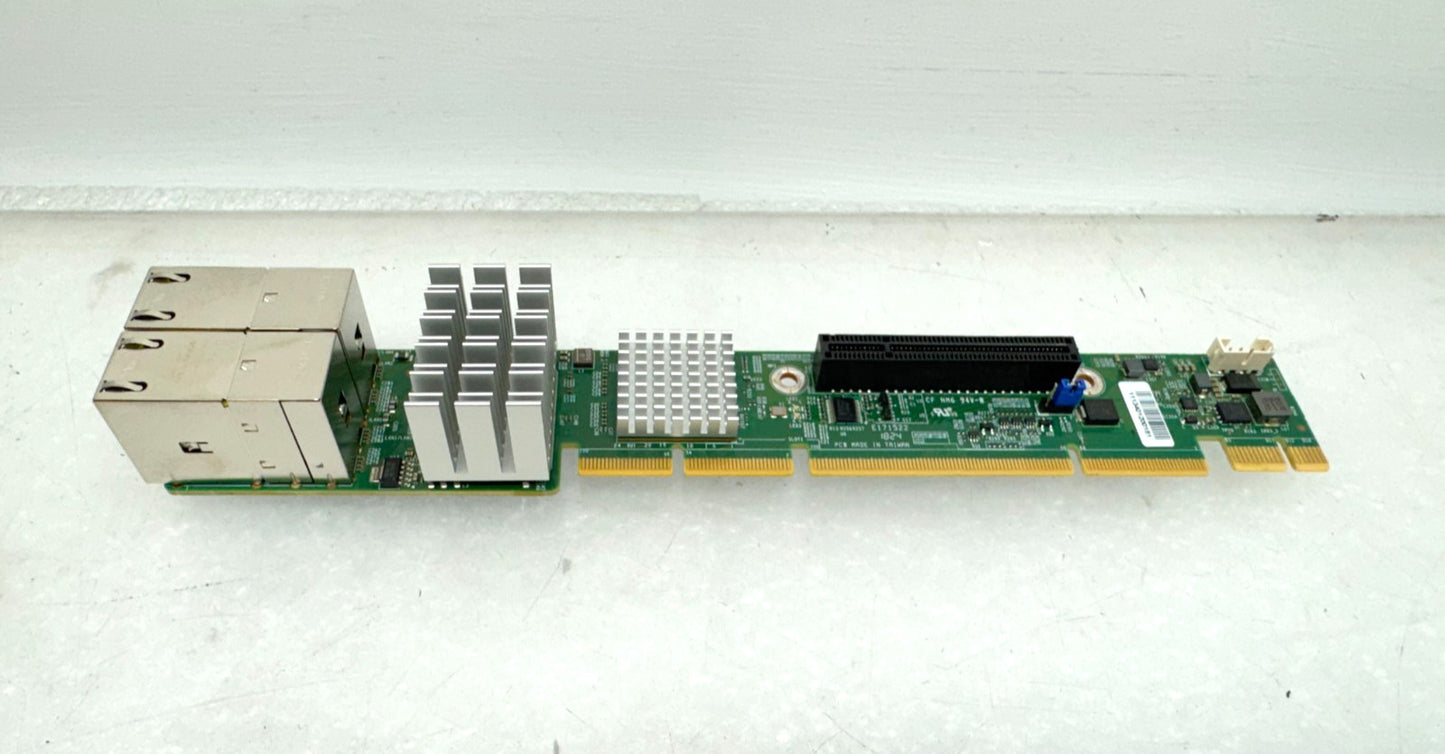 Supermicro AOC-UR-I4XTF 4-port network card 1U riser card