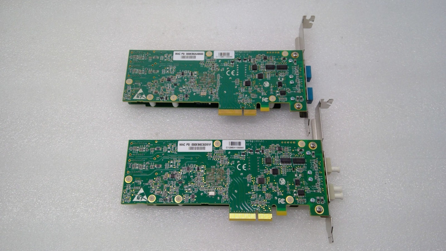 Riverbed 410-00113/114-01 Dual Fiber LX Gig-E Bypass PCI Express Server Adapter