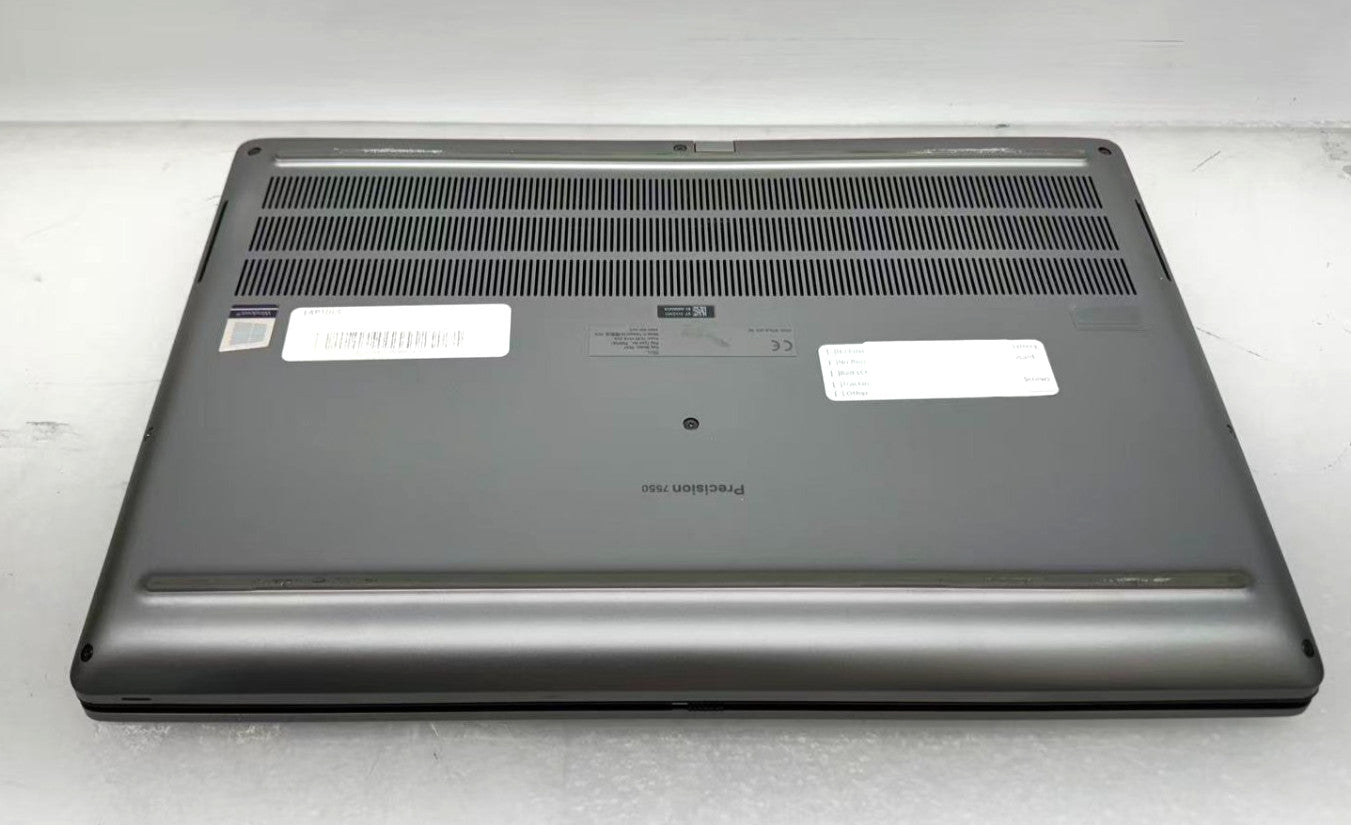 Dell Precision 7550 15.6" Intel i7-10850H@2.7GHz 16GB 256G T1000 No Battery W/AC