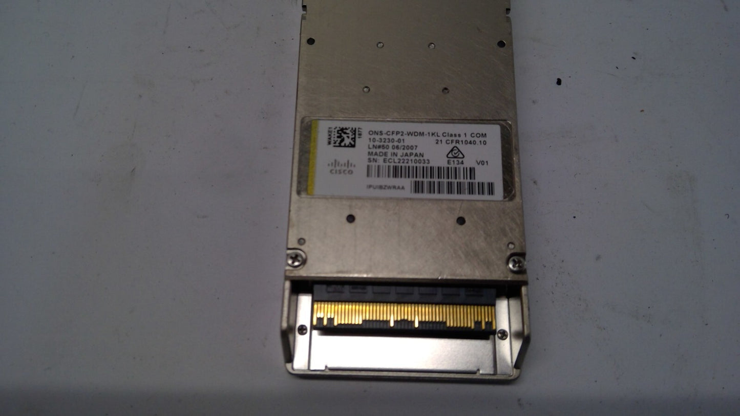 Cisco ONS-CFP2-WDM-1KL 100G *QPSK / 200G 16-QAM-WDM CFP2 Pluggable, C temp