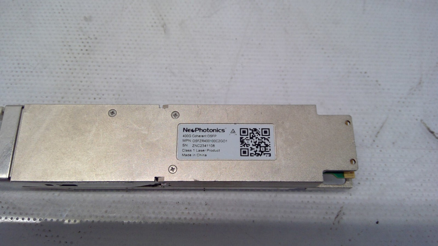 NEOPHOTONICS OSFZR400100C2GO1  400G  COHERENT OSFP  TRANSCEIVER