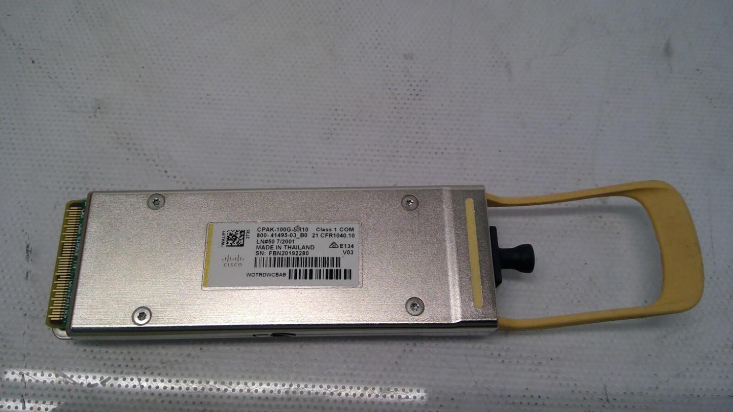 Cisco CPAK-100G-SR10 Transceiver module, 800-41495-03_B0 100GBSAE