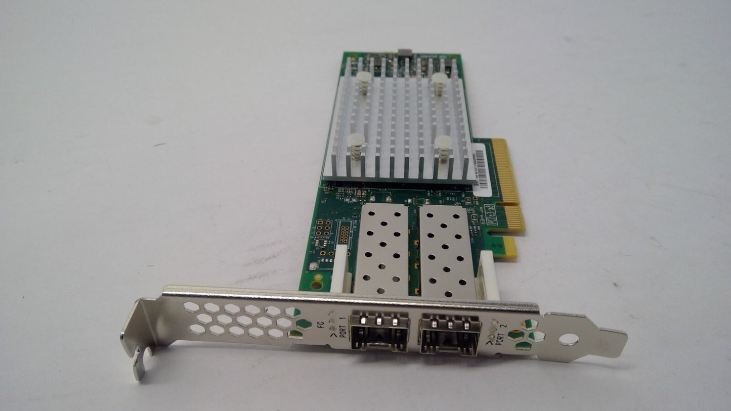 QLogic CK9H1 YCVFG Dual Port Fiber Channel HBA QLE2692-DEL High Profile Bracket