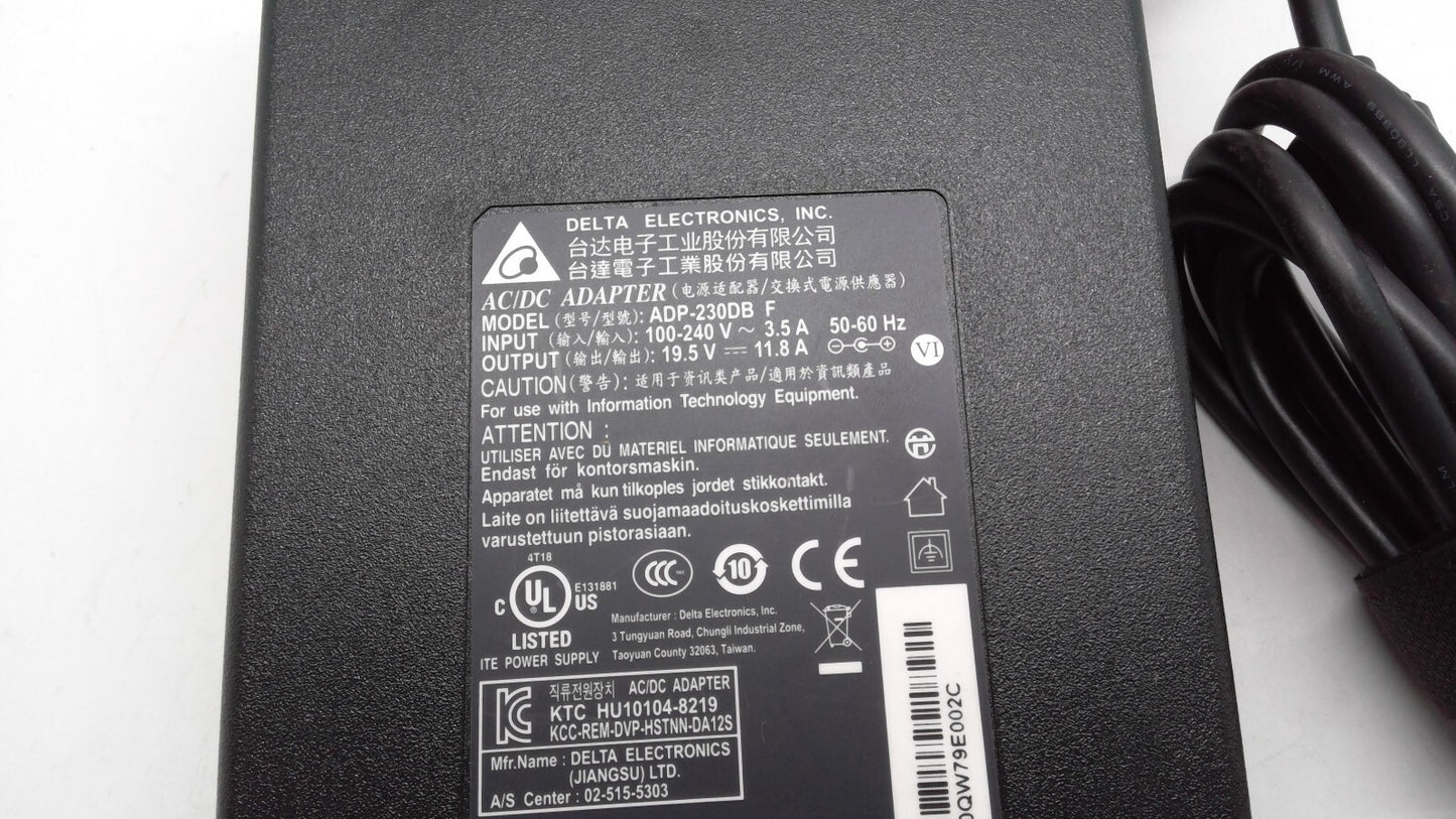 Original Delta 230W 19.5V 11.8A ADP-230DB F MSI GT72VR 6RD 6RE 7RE Dominator Pro