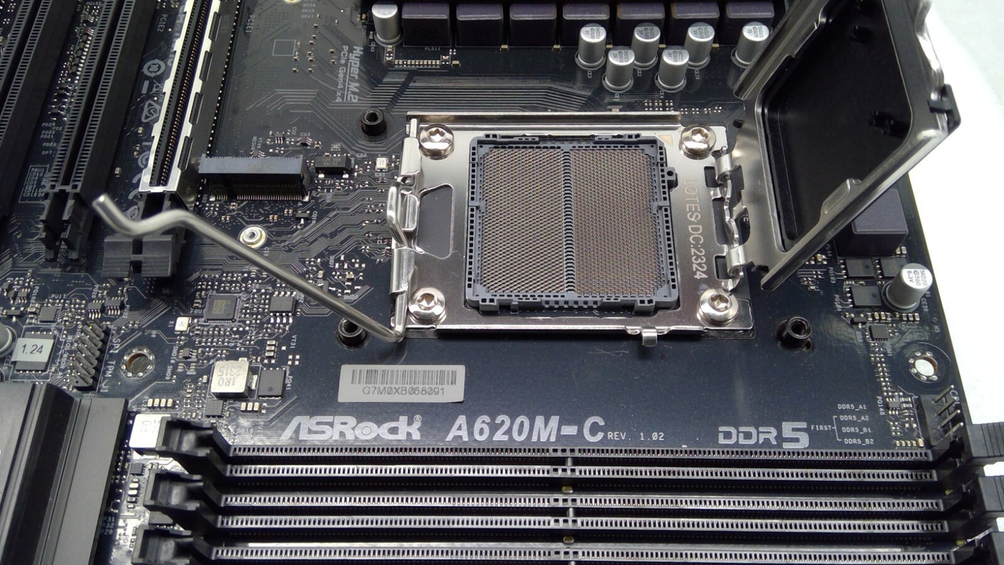 ASRock A620M-C Micro ATX Motherboard DDR5