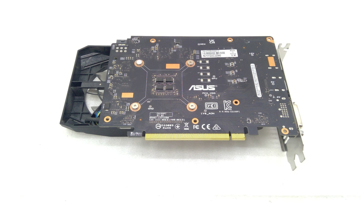 ASUS Nvidia GeForce GTX 1650 OC 4G Graphics Card DUAL-GTX1650-O4GD6-P-V2