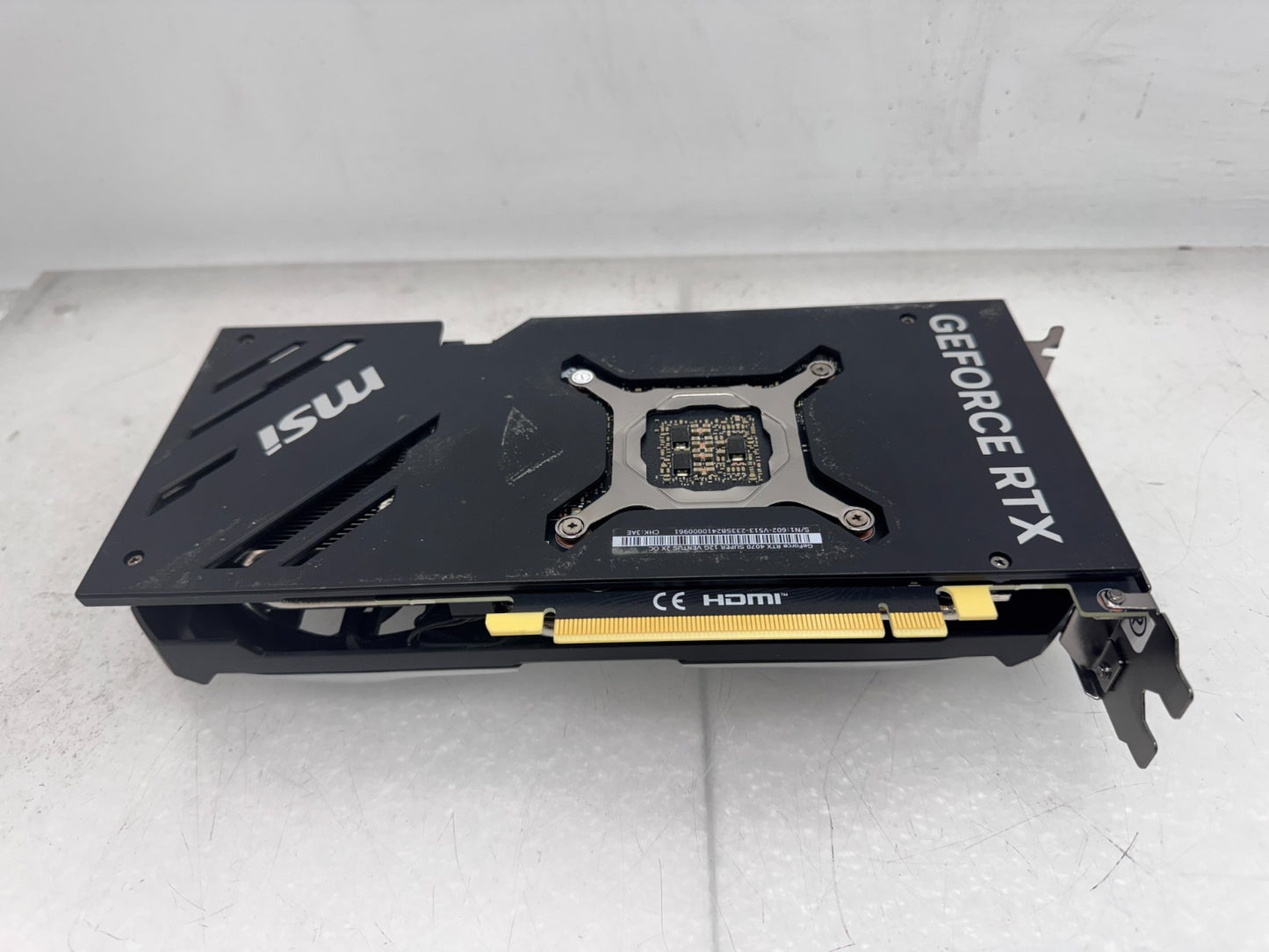 For Parts MSI GeForce RTX 4070 SUPER 12G VENTUS 2X OC Graphics Card *Not Work*