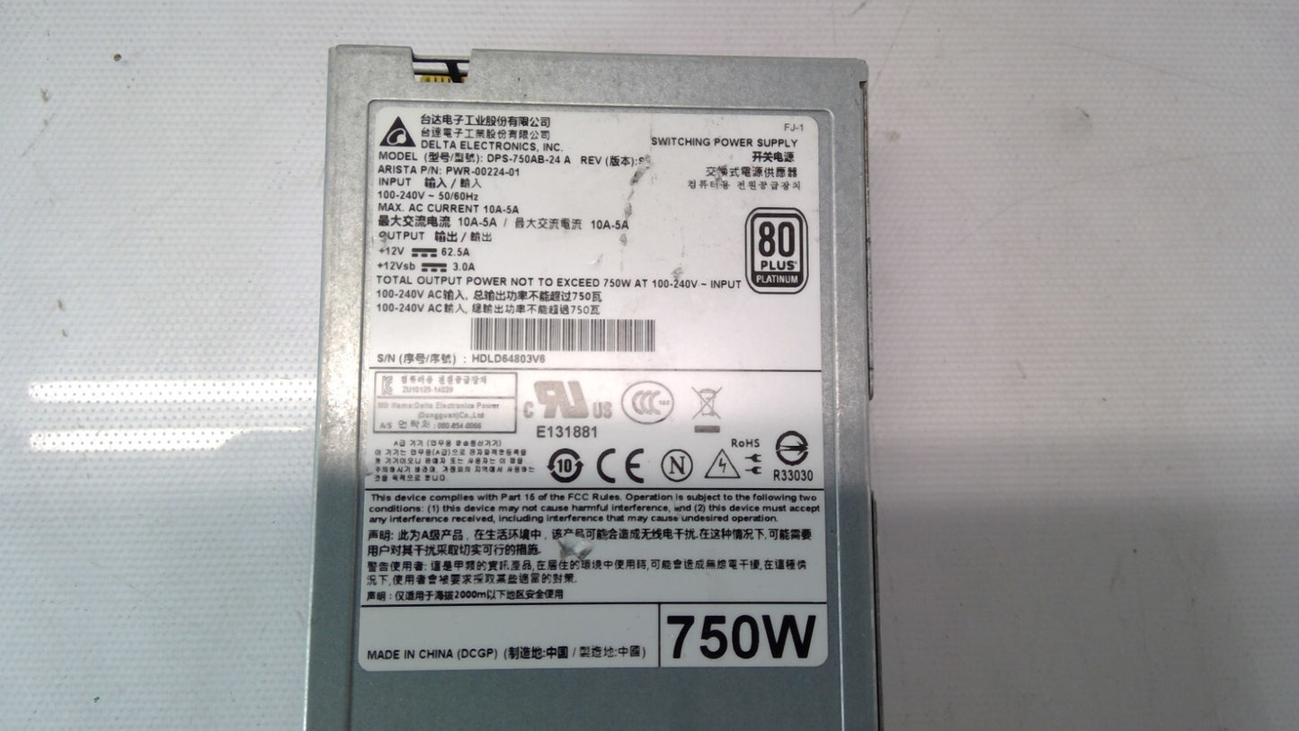 Delta Arista DPS-750AB-24 A 750W AC Power Supply